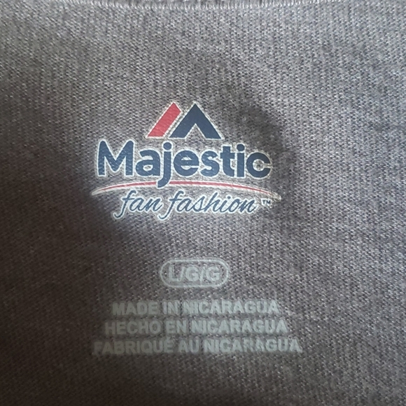 Indianapolis Colts ladies gray v-neck horseshoe - Picture 6 of 8